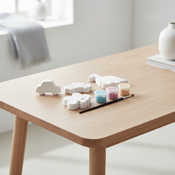 Producto - SET DE FIGURAS EN PORCELANA FRIA ACRILICOS Y PINCEL PARA DECORAR EN CAJA - 9