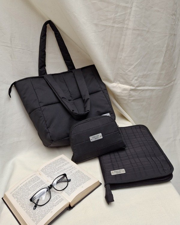 Producto - Combo Aris (Puff Tote + Organizador A4 + Neceser)