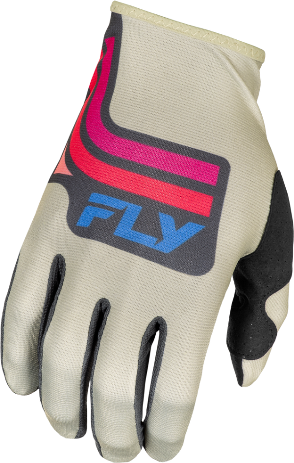 Producto - GUANTES FLY RACING LITE VICE GRIS CLARO/ROSA/CORAL XS E27