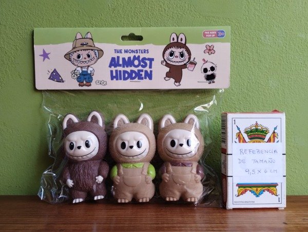 Producto - 1141 - Muñecos de Goma x3 - LABUBU