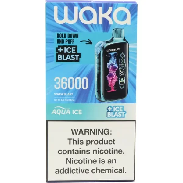 Producto - (POD DESCARTABLE) WAKA 36K BLAST - AQUA ICE
