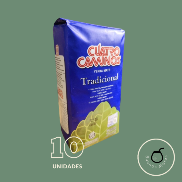 Producto - Yerba Cuatro Caminos Tradicional x 500 grms (10 paquetes)