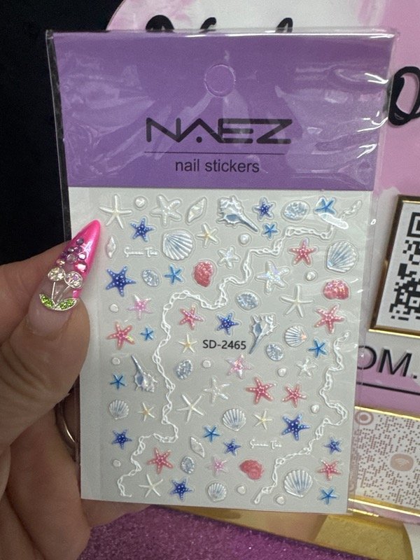 Producto - Stickers estrellas de mar y caracoles