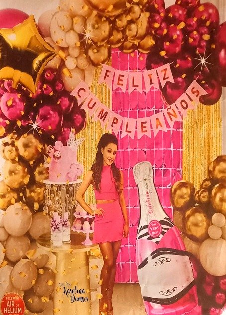 Producto - Set de Globos Celebrate Pink y Deco Party