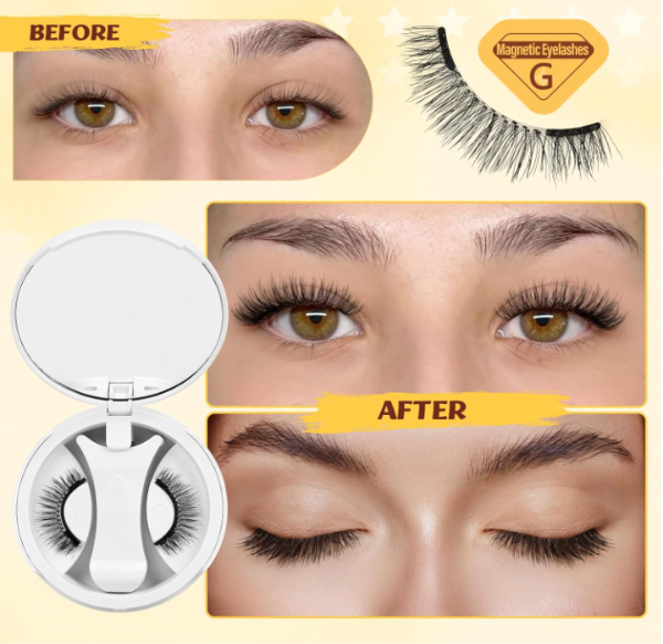 Producto - QUEWEL Reusable Magnetic Eyelashes Modelo CX-NZH-G