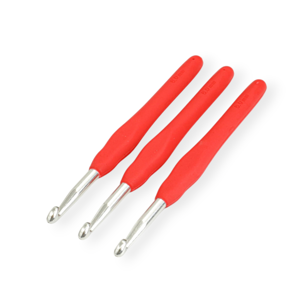 Producto - AGUJAS CROCHET MANGO SILICONADO 6MM