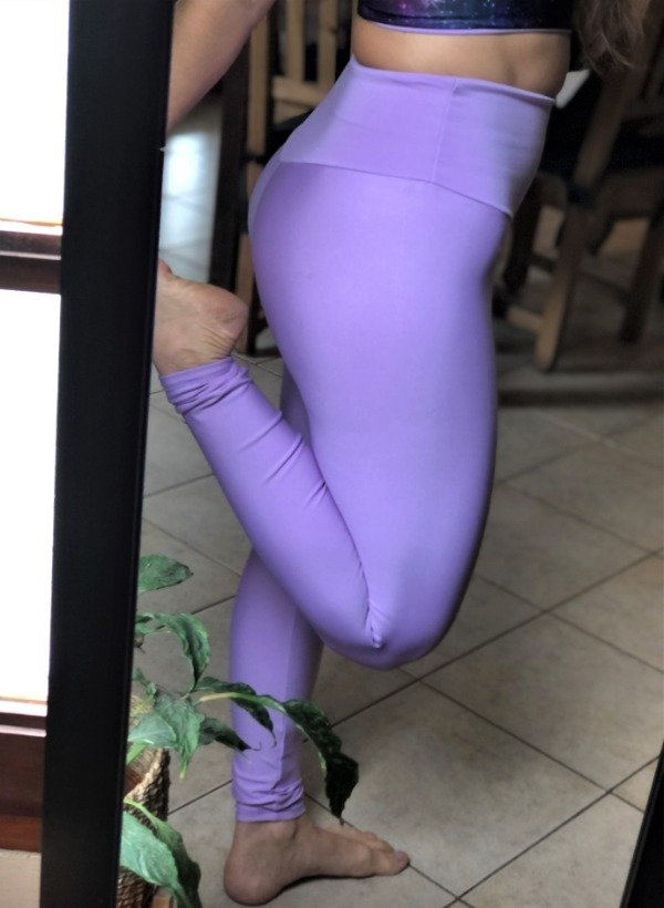 Calza larga lila pastel — imagen 5