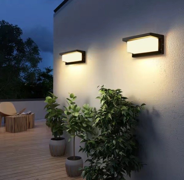 Producto - 24101 Aplique Premium Moderno Solar Led Blanca Exterior 4 Modos 8w - 0