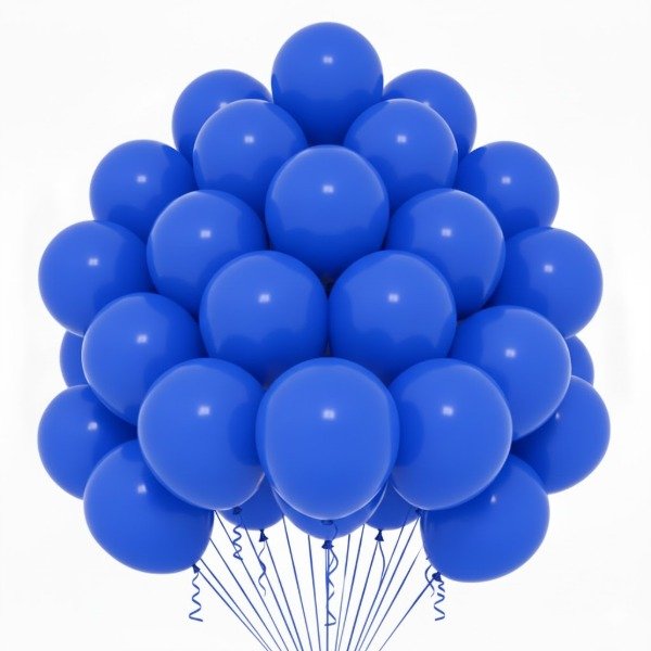 Producto - 25 Globos Perlados Azul 12 Pulgadas