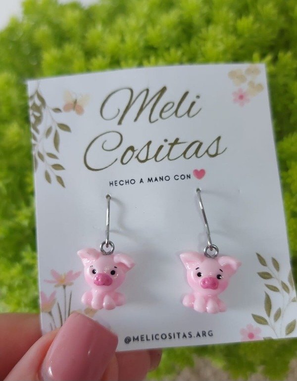 Producto - Aritos Colgantes Cerditos