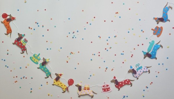Producto - Guirnaldas de Fiesta de Perros Salchichas