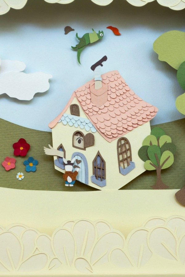 Producto - Cuadro casa del Conejo Blanco - 20x30