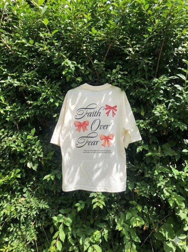 Producto - Remera oversize - Faith over Fear