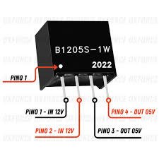 Producto - Modulo Fuente Aislada B1205s-1wr3 Fuente Aislada Dc-dc 12v A 5v 1w - 1
