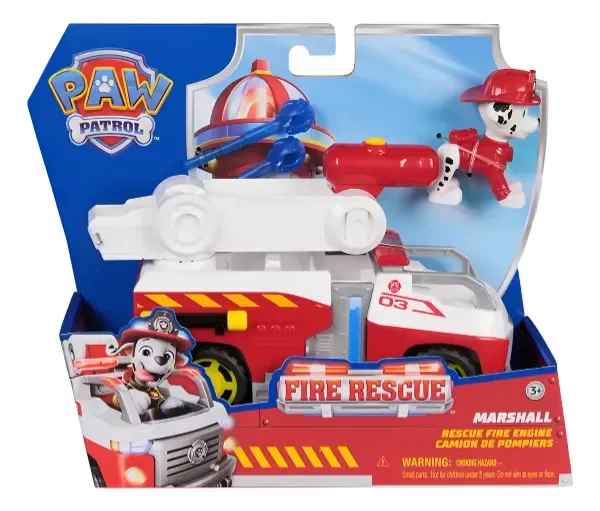Producto - Paw Patrol Marshall Fire Rescue Camión De Bomberos