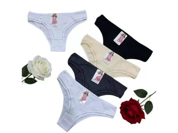 Producto - 97723 - Vedetinas de Algodón Lisas x3/Docena - 0