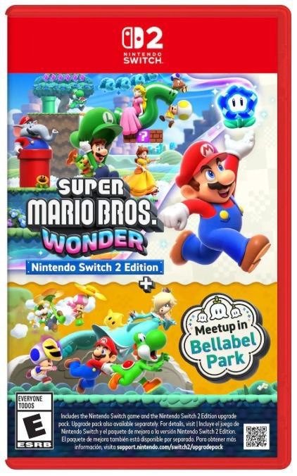 Producto - Super Mario Bros Wonder nntendo Switch 2 Edition Encuentro en el Parque Belabel