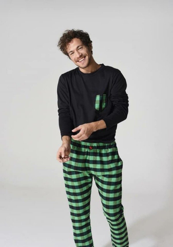 Producto - Pijama hombre frizado Almacen de pijamas