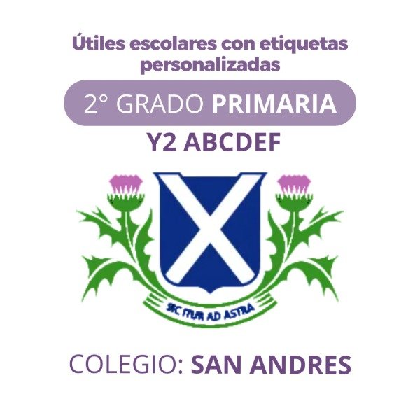 Producto - Caja Escolar - Colegio SAN ANDRÉS - SEGUNDO AÑO Y2
