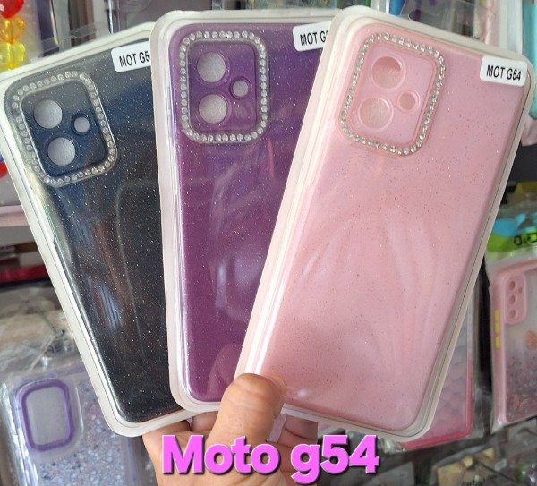 Producto - Fundas brillo cámara. Moto g54