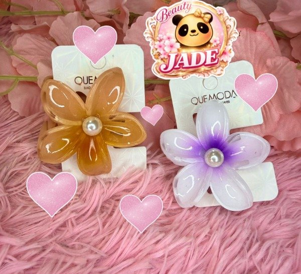 Producto - Broche Hawaiano con Perlita 6cm