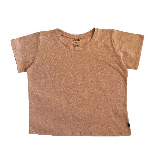 Producto - Remera Básica Pima - Camel Melange