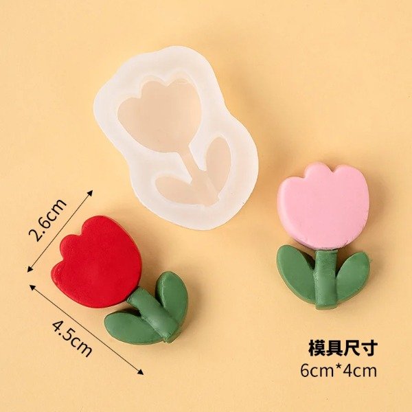 Producto - Molde de silicona mini florcita