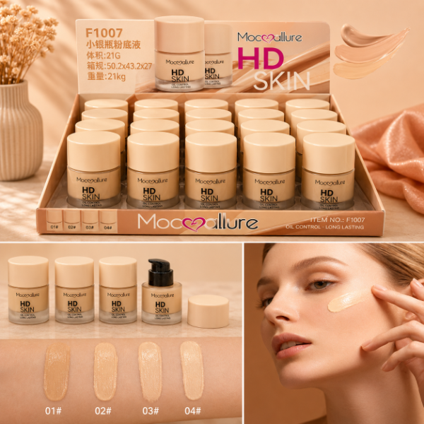 Producto - BASE LIQUIDA GORDITA HD MOCOALLURE VIDRIO F1007