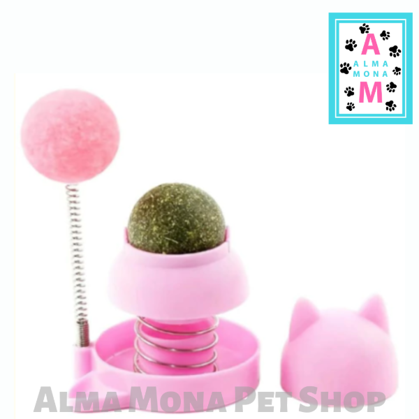 Producto - JUGUETE PARA GATO CON RESORTE Y BOLITA CATNIP