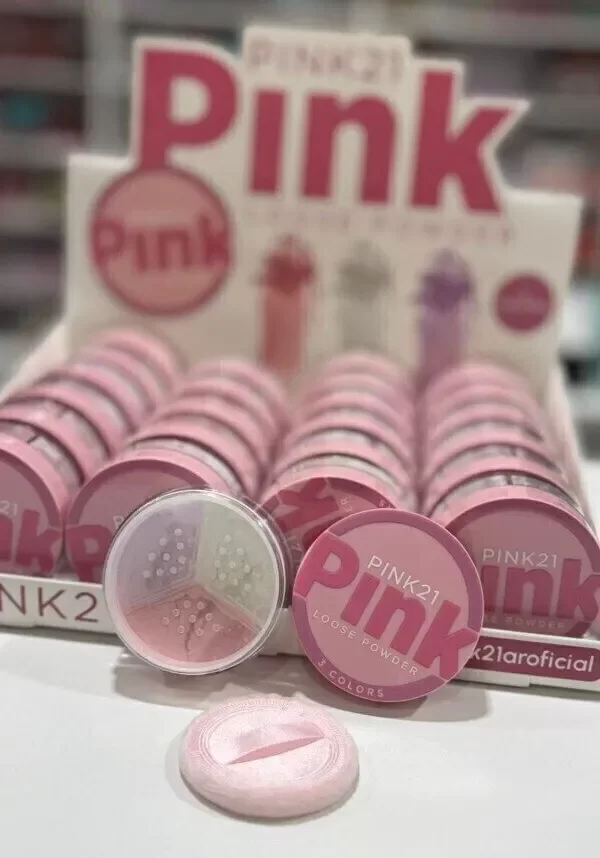 Producto - Polvo translúcido 3en1- Pink 21 - 2