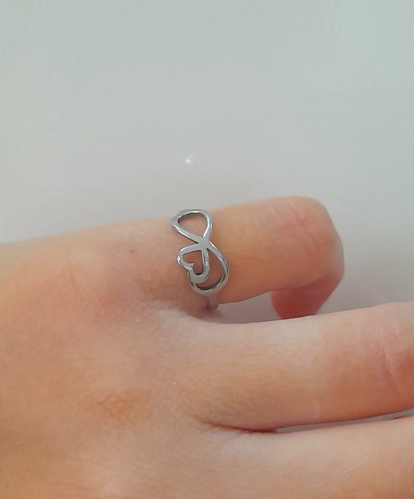 Producto - Anillo corazón infinito