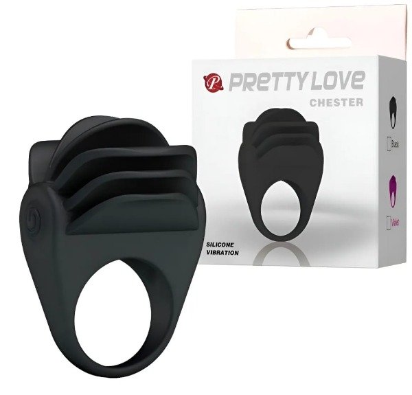 Producto - ANILLO PENEANO VIBRADOR CHESTER DE SILICONA - 0