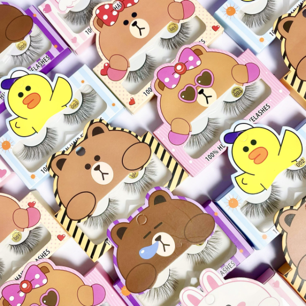 Producto - Pestañas postizas animalitos kawaii