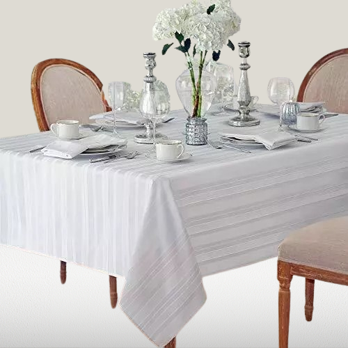 Producto - Mantes de tela blanco