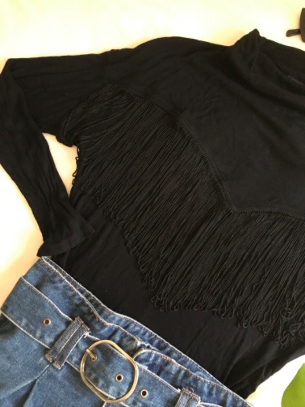 Remera Ayne flecos — imagen 3