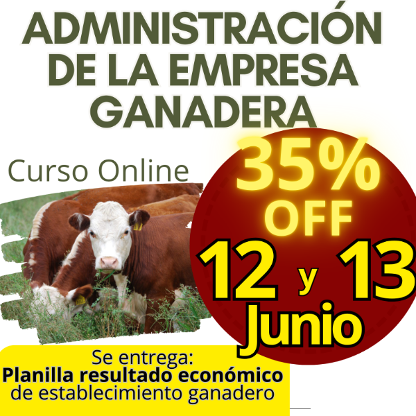 Producto - Curso online Administración de la Empresa Ganadera