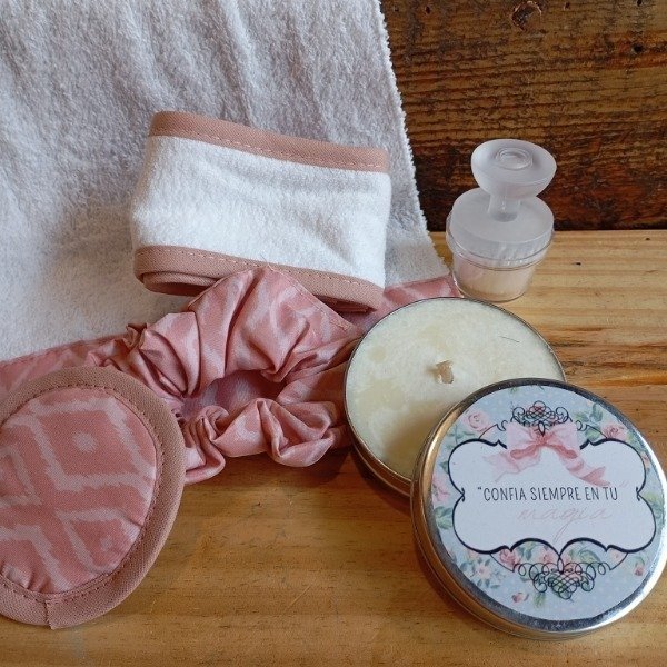 Producto - Set Skincare Premium + Vela Aromática "Frutos Tropicales"