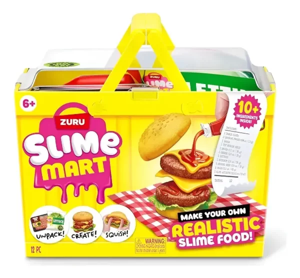 Producto - Zuru Slime Mart Canasta Kit De Hamburguesa Tu Propio Picnic