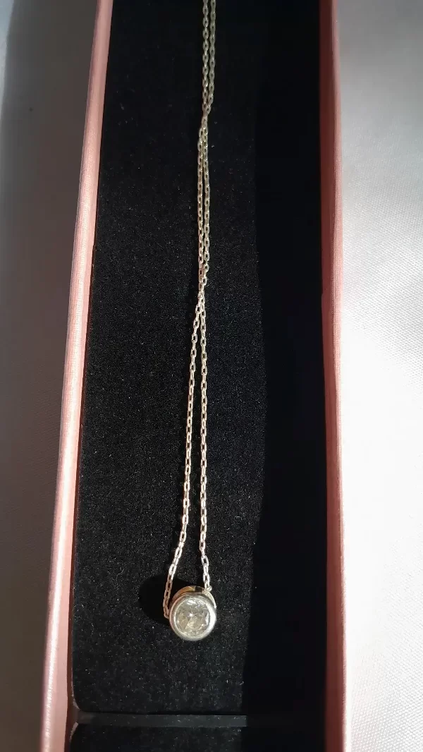 Producto - Cadena plata 925 con dije susanito strass