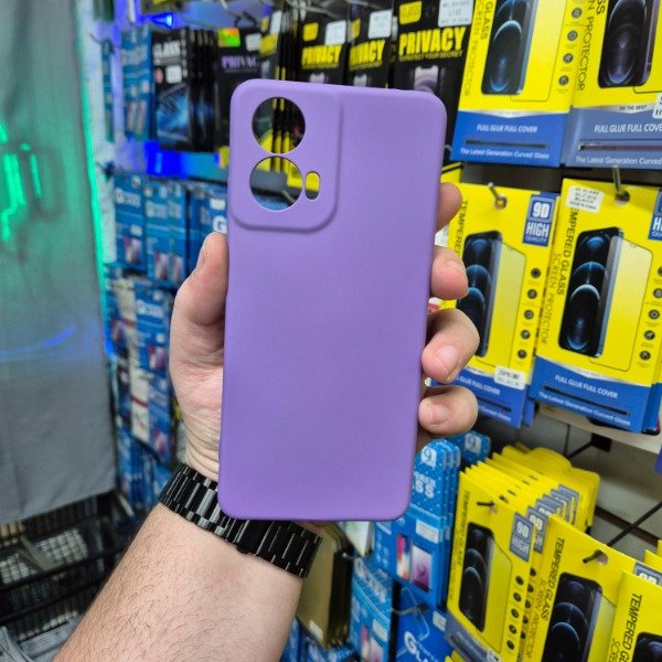 Producto - Silicona Violeta - Motorola G04/G04s/G24/E14