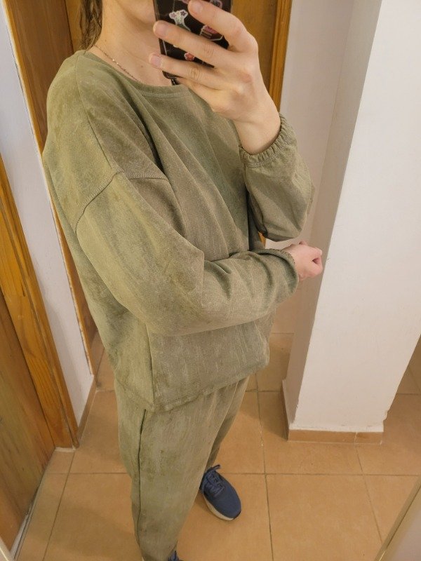 Producto - Buzo Mago Verde - Rústico Washed - 2