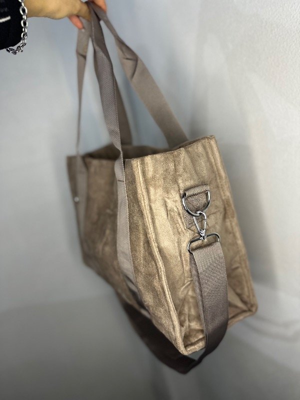 Producto - Bolso gamuza beige - 1