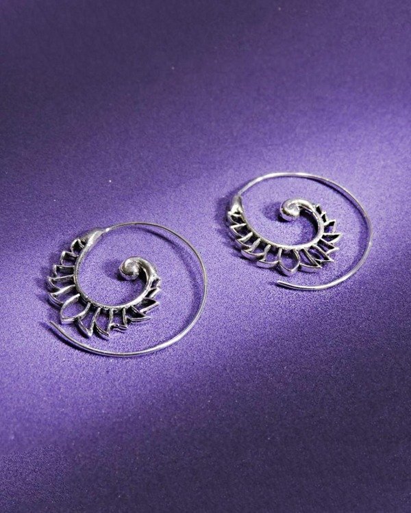 Producto - AR 632 - Aros Espiral - Importados de India - Llamas
