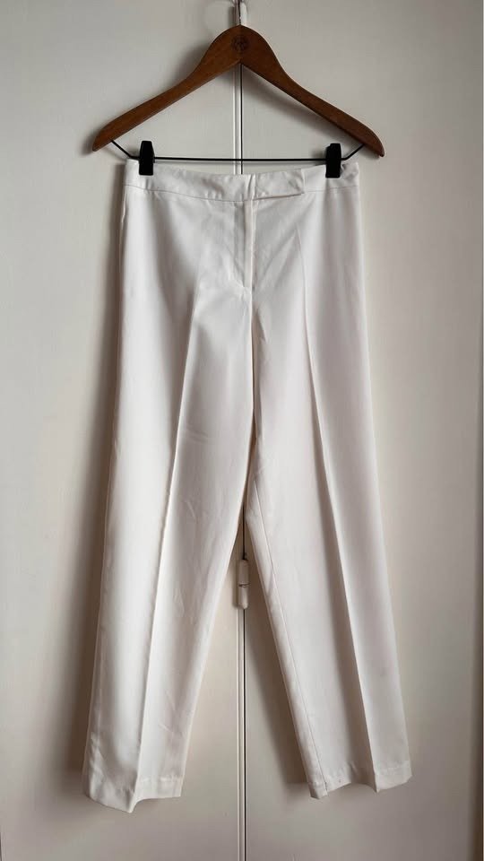 Producto - Pantalon mom de seda color manteca Talle 40