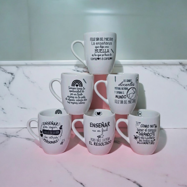 Producto - TAZAS BOMBE DÍA DEL MAESTRO X12