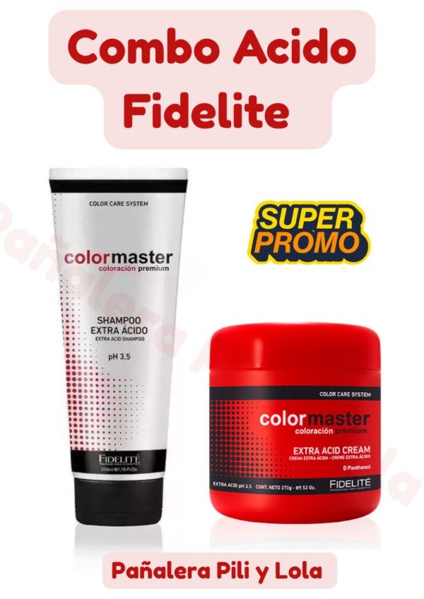 Producto - Combo Ácido Fidelite ( Shampoo + Mascarilla )