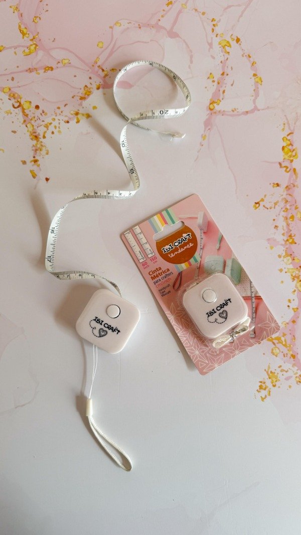 Producto - Cinta métrica retráctil blanca