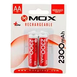 Producto - Generica Mox AA Recargable 2300 mAh - 2 Unidades