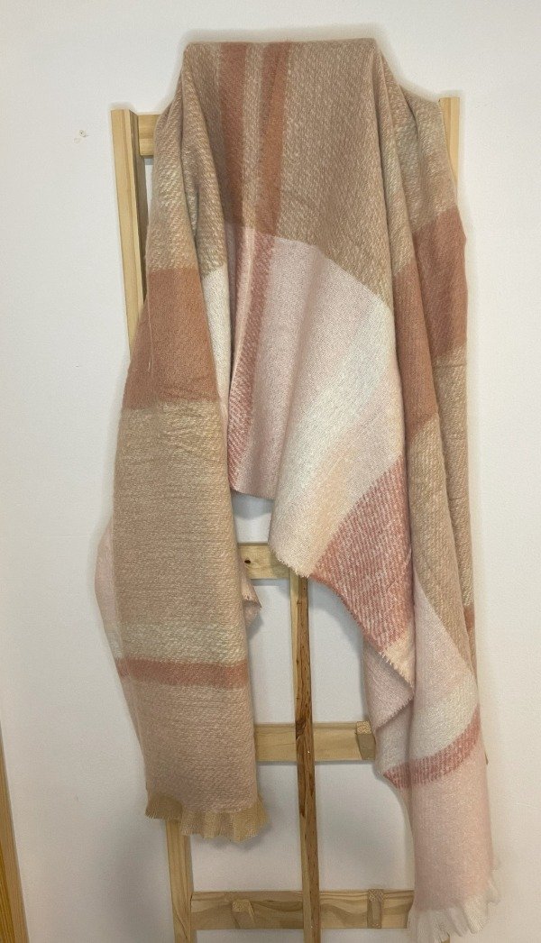 Producto - Bufandon ROSA-BEIGE