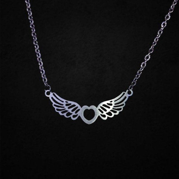 Producto - Collar Corazón con alas